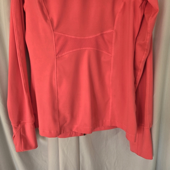 Active By Old Navy Bright Pink/Coral Vibrant Full Zip Activewear Jacket Size XL - Picture 5 of 7
